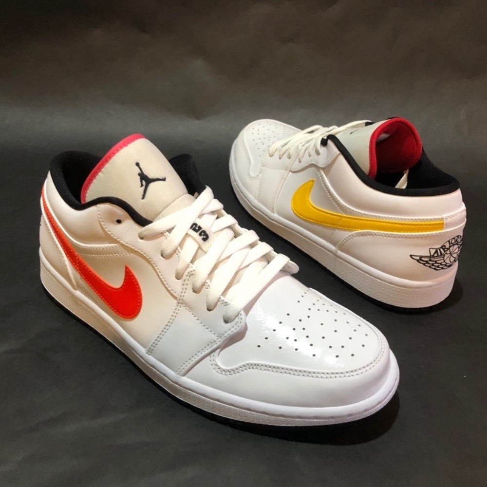 Nike Air Jordan 1 Low Multi Color Swoosh